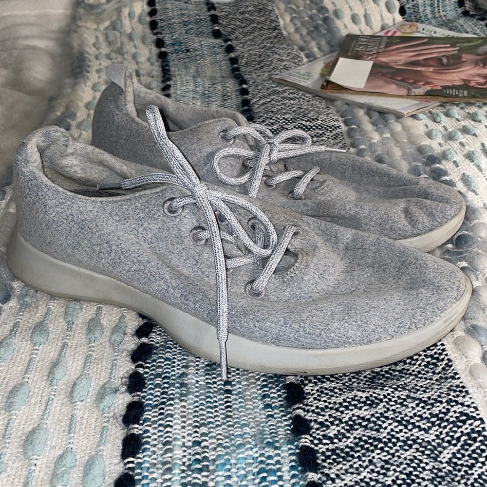 Allbirds grey wool runner sneakers - size 12